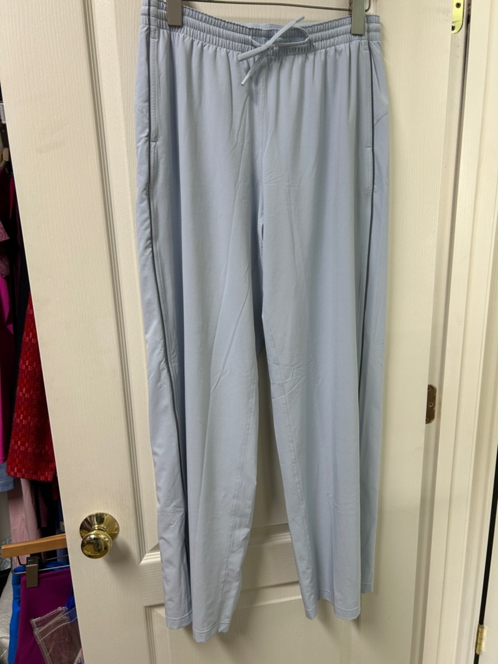 Court Rival Wide-leg Track Pant Starch Blue Sz 6 Regular